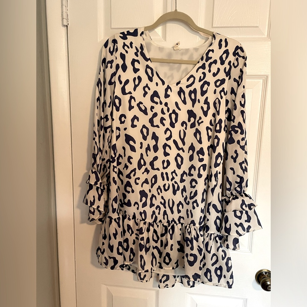 Tyche long sleeve sexy mini dress size S